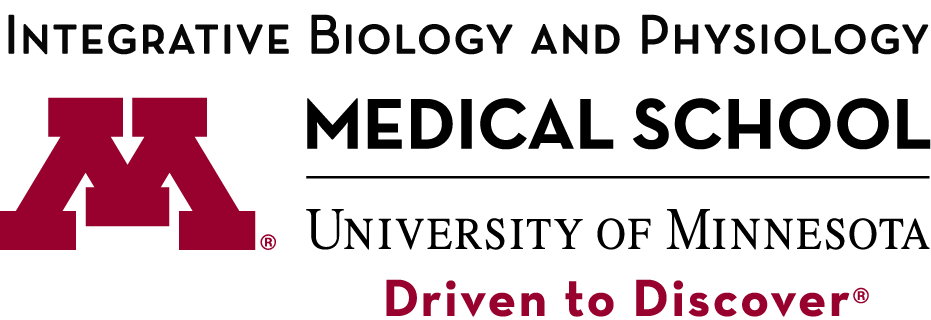 Integrative Biology and Physiology, University of Minnesota Logo